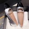 image:imageHee grand Buckle Flats for Women Ballet Flats with Strap Mary Jane Flats Round Toe Sparkly Rhinestone Dress ShoesSilver