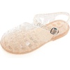 image:imageHee grand Crystal Jelly Heel Sandals for Women Summer Beach Jelly Shoes  Casual Sandals056gold