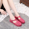 image:imageHee grand Crystal Jelly Heel Sandals for Women Summer Beach Jelly Shoes  Casual Sandals057rose
