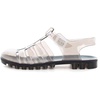 image:imageHee grand Crystal Jelly Heel Sandals for Women Summer Beach Jelly Shoes  Casual SandalsJelly Clear Black