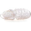 image:imageHee grand Crystal Jelly Heel Sandals for Women Summer Beach Jelly Shoes  Casual SandalsJelly Gold