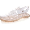 image:imageHee grand Crystal Jelly Heel Sandals for Women Summer Beach Jelly Shoes  Casual SandalsJelly Gold