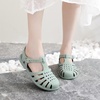 image:imageHee grand Crystal Jelly Heel Sandals for Women Summer Beach Jelly Shoes057baby Green