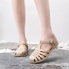 image:imageHee grand Crystal Jelly Heel Sandals for Women Summer Beach Jelly Shoes057beige