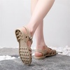 image:imageHee grand Crystal Jelly Heel Sandals for Women Summer Beach Jelly Shoes057beige