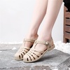 image:imageHee grand Crystal Jelly Heel Sandals for Women Summer Beach Jelly Shoes057beige