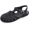 image:imageHee grand Crystal Jelly Heel Sandals for Women Summer Beach Jelly Shoes057black