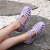 image:imageHee grand Crystal Jelly Heel Sandals for Women Summer Beach Jelly Shoes057purple
