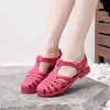 image:imageHee grand Crystal Jelly Heel Sandals for Women Summer Beach Jelly Shoes057rose