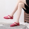 image:imageHee grand Crystal Jelly Heel Sandals for Women Summer Beach Jelly Shoes057rose