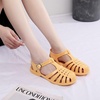image:imageHee grand Crystal Jelly Heel Sandals for Women Summer Beach Jelly Shoes058yellow