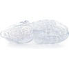image:imageHee grand Crystal Jelly Heel Sandals for Women Summer Beach Jelly ShoesJelly Silver