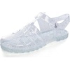 image:imageHee grand Crystal Jelly Heel Sandals for Women Summer Beach Jelly ShoesJelly Silver