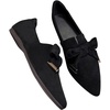 image:imageHee grand Flats for Women Bowknot Pointed Toe Ballet Flats Comfort Suede Work Shoes Casual Slip On Loafers Walking Shoes545black