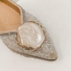 image:imageHee grand Flats for Women Pointed Toe Bowknot Crystals Shoes Glittering Rhinestone Wedding Dress Shoes436apricot
