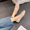 image:imageHee grand Flats for Women Sparkly Sequin Dress Shoes Cute Bowknot Square Toe Comfortable Slip On Ballet FlatsPink