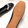 image:imageHee grand Flats for Women Square Toe Slip On Ballet Flats Elegant Pearl Comfortable Low Heel Dress Shoes Soft Walking ShoesBlack