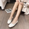 image:imageHee grand Flats for Women Square Toe Slip On Ballet Flats Elegant Pearl Comfortable Low Heel Dress Shoes Soft Walking ShoesWhite