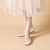 image:imageHee grand Foldable Flats for Women Classic Square Toe Ballet Shoes Cute BowKnot Patent Leather Dress Shoes Comfort Womens FlatsApricot
