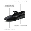 image:imageHee grand Leather Mary Jane Shoes for Women Dressy Square Toe Ballet Flats with Strap Comfortable Walking Shoes Soft Leather Dress Shoes249patent Leather Black