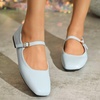 image:imageHee grand Leather Mary Jane Shoes for Women Dressy Square Toe Ballet Flats with Strap Comfortable Walking Shoes Soft Leather Dress Shoes462light Blue
