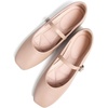 image:imageHee grand Leather Mary Jane Shoes for Women Dressy Square Toe Ballet Flats with Strap Comfortable Walking Shoes Soft Leather Dress Shoes484apricot