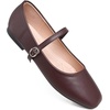 image:imageHee grand Leather Mary Jane Shoes for Women Dressy Square Toe Ballet Flats with Strap Comfortable Walking Shoes Soft Leather Dress Shoes484coffee