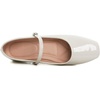 image:imageHee grand Leather Mary Jane Shoes for Women Dressy Square Toe Ballet Flats with Strap Comfortable Walking Shoes Soft Leather Dress Shoes485beige