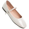 image:imageHee grand Leather Mary Jane Shoes for Women Dressy Square Toe Ballet Flats with Strap Comfortable Walking Shoes Soft Leather Dress Shoes485black