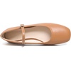 image:imageHee grand Leather Mary Jane Shoes for Women Dressy Square Toe Ballet Flats with Strap Comfortable Walking Shoes Soft Leather Dress Shoes757yellow Brown