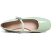image:imageHee grand Leather Mary Jane Shoes for Women Dressy Square Toe Ballet Flats with Strap Comfortable Walking Shoes Soft Leather Dress Shoes758baby Green