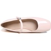 image:imageHee grand Leather Mary Jane Shoes for Women Dressy Square Toe Ballet Flats with Strap Comfortable Walking Shoes Soft Leather Dress Shoes758baby Pink
