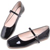 image:imageHee grand Leather Mary Jane Shoes for Women Dressy Square Toe Ballet Flats with Strap Comfortable Walking Shoes Soft Leather Dress Shoes758black