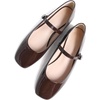 image:imageHee grand Leather Mary Jane Shoes for Women Dressy Square Toe Ballet Flats with Strap Comfortable Walking Shoes Soft Leather Dress Shoes758dark Brown
