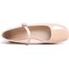 image:imageHee grand Leather Mary Jane Shoes for Women Dressy Square Toe Ballet Flats with Strap Comfortable Walking Shoes Soft Leather Dress Shoes758khaki