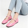 image:imageHee grand Leather Mary Jane Shoes for Women Dressy Square Toe Ballet Flats with Strap Comfortable Walking Shoes Soft Leather Dress Shoes758peach Red