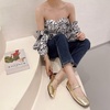 image:imageHee grand Leather Mary Jane Shoes for Women Dressy Square Toe Ballet Flats with Strap Comfortable Walking Shoes Soft Leather Dress Shoes904gold