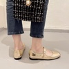 image:imageHee grand Leather Mary Jane Shoes for Women Dressy Square Toe Ballet Flats with Strap Comfortable Walking Shoes Soft Leather Dress Shoes904gold
