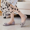 image:imageHee grand Sparkling Crystal Bowknot Ballet Flats for Women Pointed Toe Rhinestone Fashion Wedding Dress Shoes Comfort Slip on Work Shoes1purple