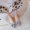 image:imageHee grand Sparkling Crystal Bowknot Ballet Flats for Women Pointed Toe Rhinestone Fashion Wedding Dress Shoes Comfort Slip on Work Shoes1purple