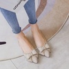 image:imageHee grand Sparkling Crystal Bowknot Ballet Flats for Women Pointed Toe Rhinestone Fashion Wedding Dress Shoes Comfort Slip on Work Shoes3apricot
