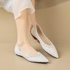 image:imageHee grand Sparkling Rhinestone Bowknot Pointy Toe Wedding Party Dress Shoes Comfortable Low Heel Crystal Shoes Fashion Women Ballerina FlatsPointed Toe567