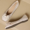 image:imageHee grand Sparkling Rhinestone Bowknot Pointy Toe Wedding Party Dress Shoes Comfortable Low Heel Crystal Shoes Fashion Women Ballerina FlatsSquare Toe566