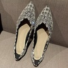 image:imageHee grand Sparkling Rhinestone Pointy Toe Exquisite Crystals Dress Shoes for Wedding Party Comfort Slip On Ballet Flats Fashion Women FlatsBlack