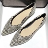 image:imageHee grand Sparkling Rhinestone Pointy Toe Exquisite Crystals Dress Shoes for Wedding Party Comfort Slip On Ballet Flats Fashion Women FlatsBlack