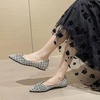 image:imageHee grand Sparkling Rhinestone Pointy Toe Exquisite Crystals Dress Shoes for Wedding Party Comfort Slip On Ballet Flats Fashion Women FlatsBlack
