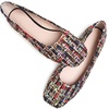 image:imageHee grand Square Toe Ballet Flats for Women Rhinestones Chains Black Suede Dress Shoes Comfort SlipOn Loafers940black