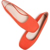 image:imageHee grand Square Toe Ballet Flats for Women Rhinestones Chains Black Suede Dress Shoes Comfort SlipOn LoafersBorange