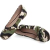 image:imageHee grand Square Toe Ballet Flats for Women Rhinestones Chains Black Suede Dress Shoes Comfort SlipOn LoafersEcamouflage Beige