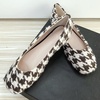 image:imageHee grand Square Toe Ballet Flats for Women Rhinestones Chains Black Suede Dress Shoes Comfort SlipOn LoafersFplaid Brown